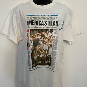 SIGNED RIP HAMILTON - White Graphic Men's T-Shirt